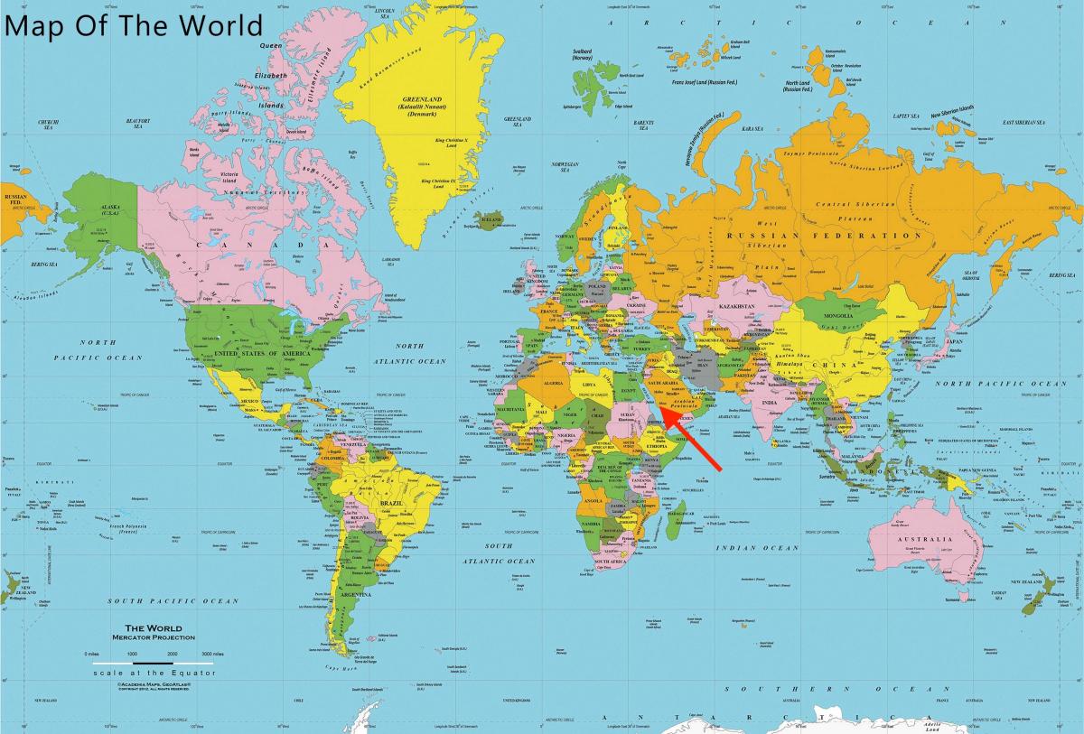 Mekka (Makkah) położenie na mapie świata